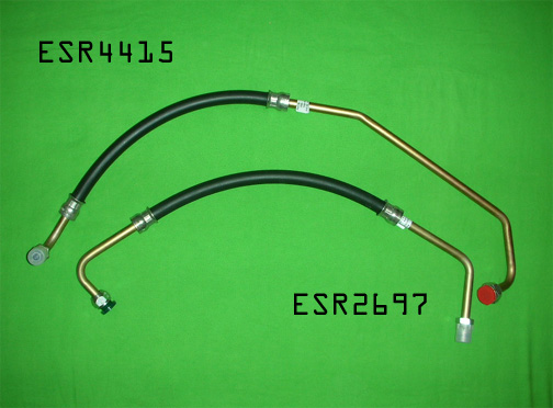 UK BritPart Engine Oil Cooler Line Pipes (x2) For Range Rover Classic, Discovery 1 & Defender